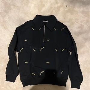 Blue marble PARIS quarter zip